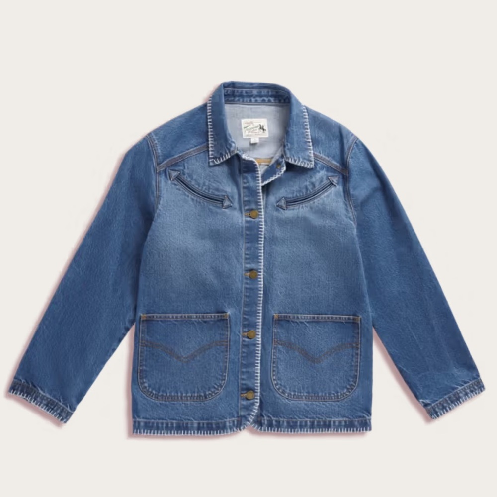 Tecovas • NWOT Women's Denim Chore Jacket • Size Small - Picture 1 of 15